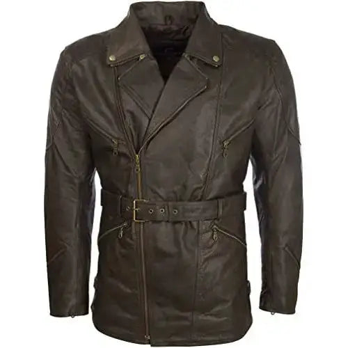 Mens Genuine Leather Motorbike Jacket - Riders Republic UK