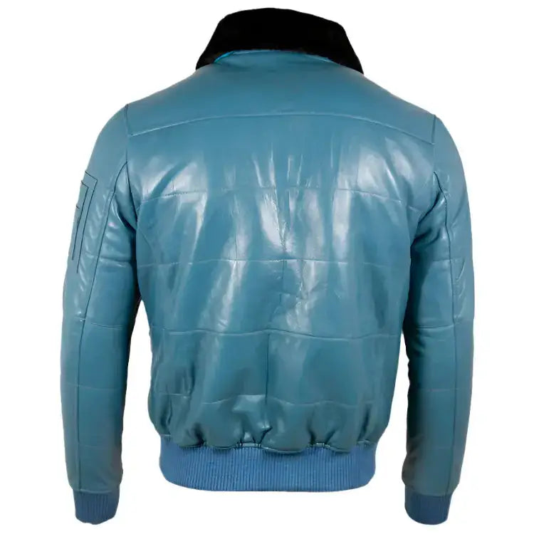 Mens Real Leather Aviator Jacket - Riders Republic UK