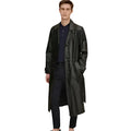 Mens Retro Leather Trench Coat - Riders Republic UK