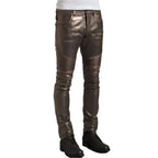 Mens Rogue Leather Pants Dark Brown - Riders Republic UK