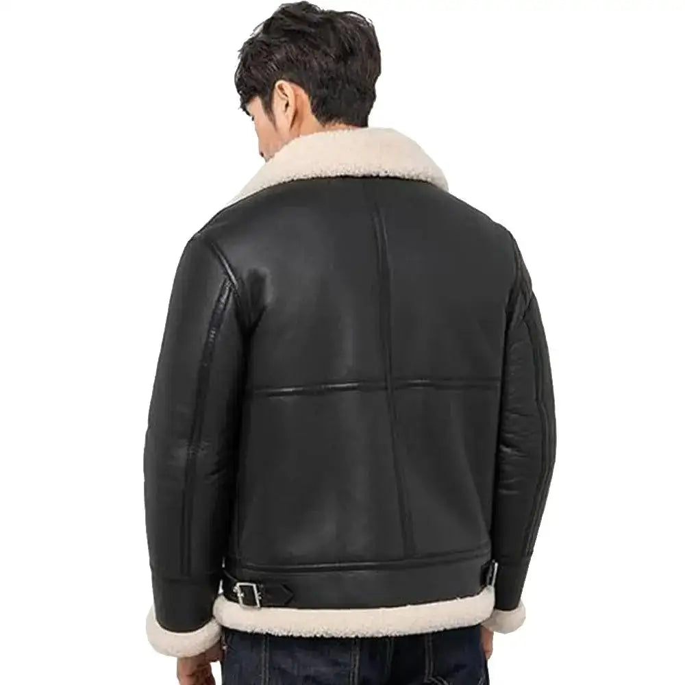 Mens Shearling Aviator Jacket - Riders Republic UK