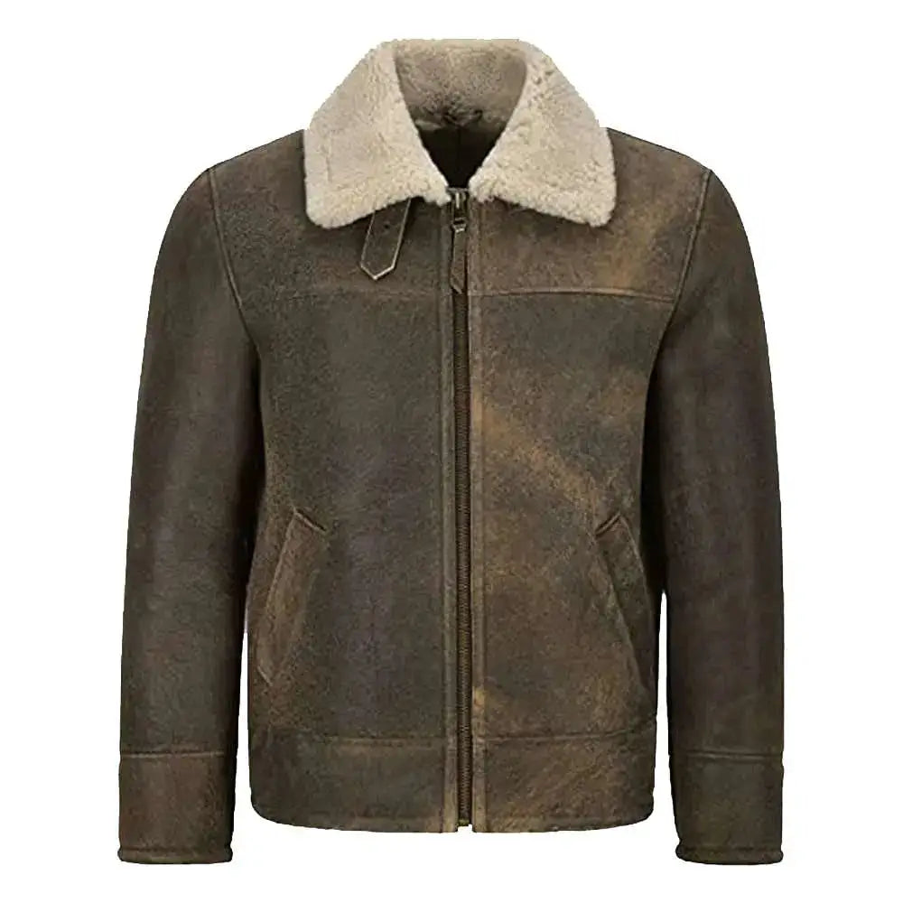 Genuine Leather RAF Flying Bomber Jacket - Riders Republic UK
