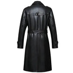 Mens Sheepskin Leather Trench Coat - Riders Republic UK