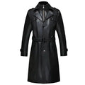 Mens Sheepskin Leather Trench Coat - Riders Republic UK