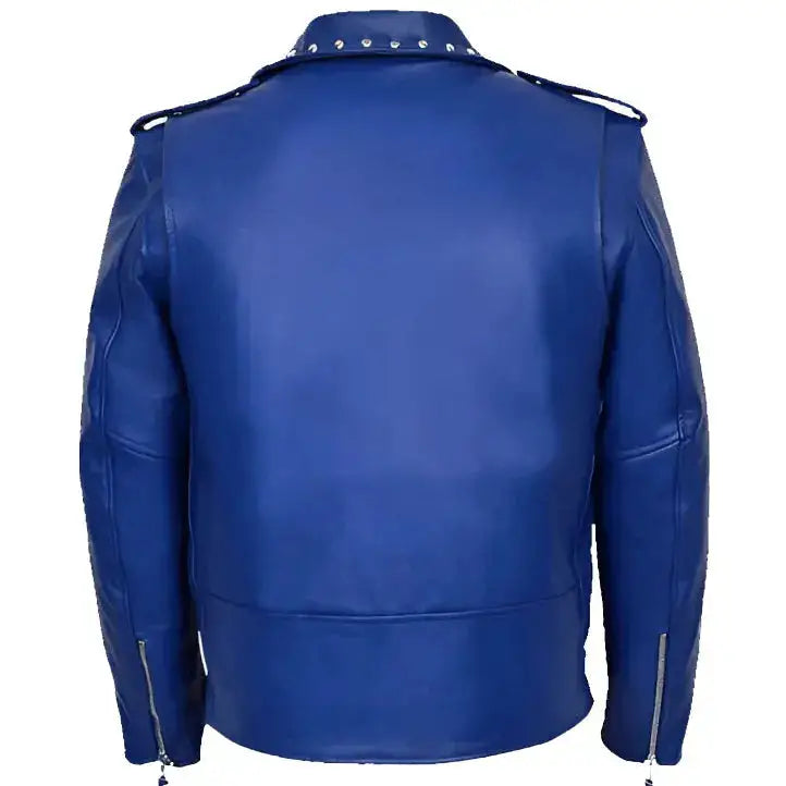 Real Leather Studded Jacket - Riders Republic UK