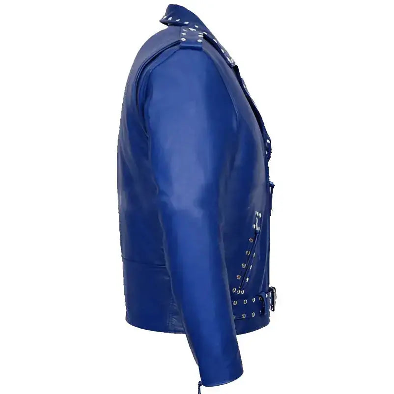 Real Leather Studded Jacket - Riders Republic UK