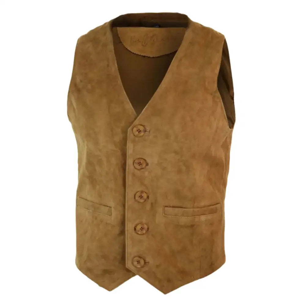 Mens Suede Western Vest - Riders Republic UK
