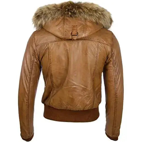 Mens Nappa Leather Bomber Jacket - Riders Republic UK