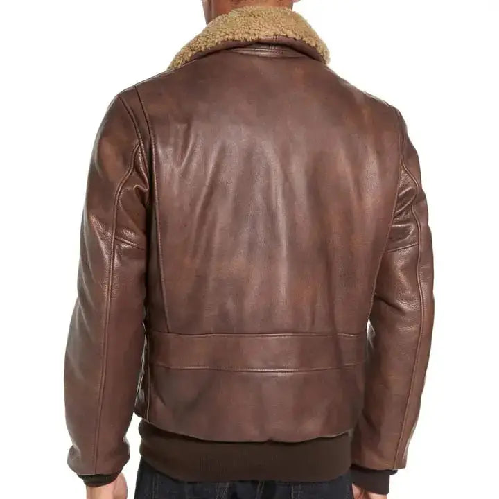 Waxed Cowhide Bomber Jacket - Riders Republic UK