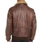 Waxed Cowhide Bomber Jacket - Riders Republic UK