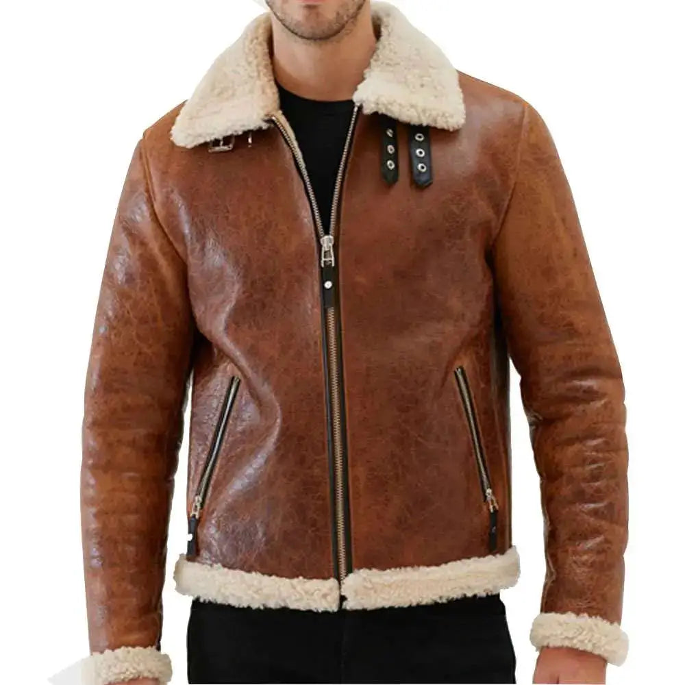 Mens B3 Shearling Bomber Jacket - Riders Republic UK