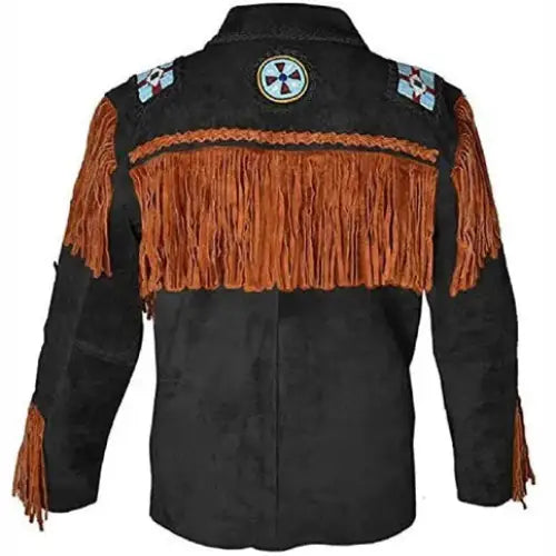 Suede Leather Western Jacket - Riders Republic UK