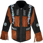 Suede Leather Western Jacket - Riders Republic UK
