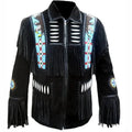 Mens Premium Western Leather Jacket - Riders Republic UK