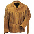 Mens Fringed Suede Cowboy Jacket - Riders Republic UK