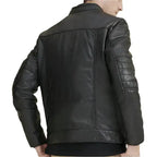 Mens Moto Biker Leather Jacket - Riders Republic UK