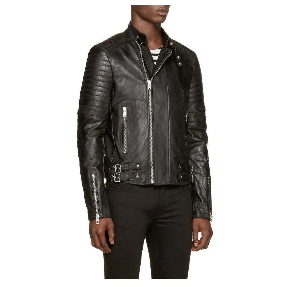Leather Biker Jacket - Riders Republic UK
