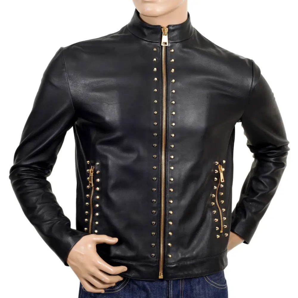 Mens Studded Leather Jackets - Riders Republic UK