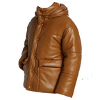 Brown Leather Bomber Jacket - Riders Republic UK