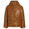 Brown Leather Bomber Jacket - Riders Republic UK