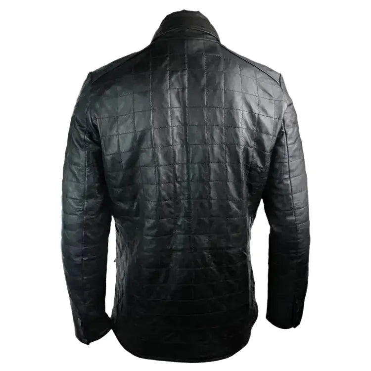 Mens Quilted Leather Celebrity Blazer - Riders Republic UK