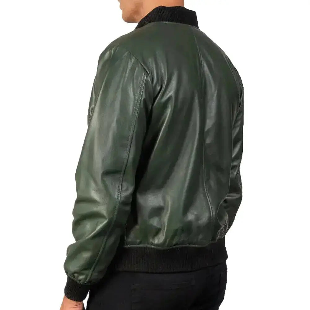 Genuine Leather Biker Jacket - Riders Republic UK