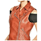 Womens Fashion Leather Vests - Riders Republic UK