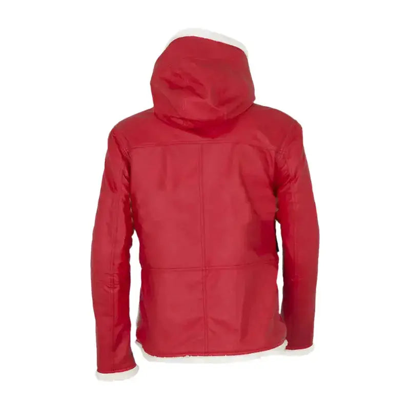 Santa Claus Red Leather Coat - Riders Republic UK