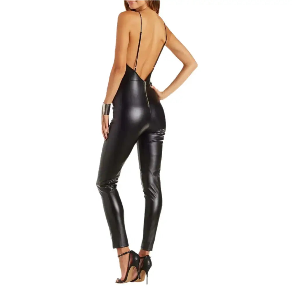 Sizzling Leather Jumpsuit for Women - Riders Republic UK