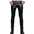 Mens Skin Tight Leather Motorcycle Pants - Riders Republic UK