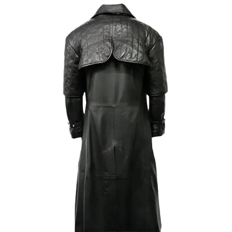 Steampunk Vampire Leather Duster Coat - Riders Republic UK