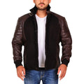Mens Brown Leather Jacket - Riders Republic UK