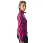 Fuchsia Leather Jacket Women’s Stylish Design - Riders Republic UK