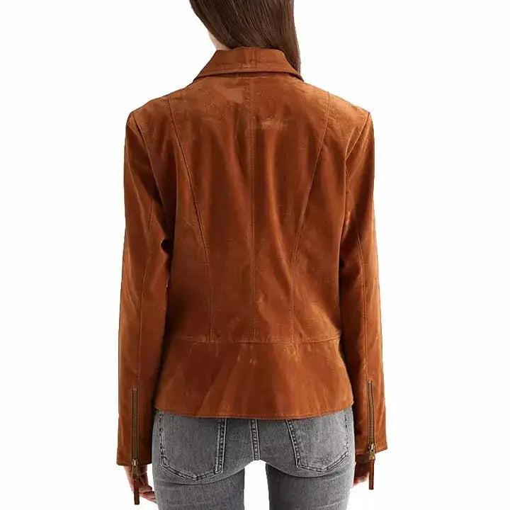 Goatskin Suede Leather Outer - Riders Republic UK