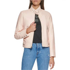 Powder Pink Studded Racer Jacket - Riders Republic UK