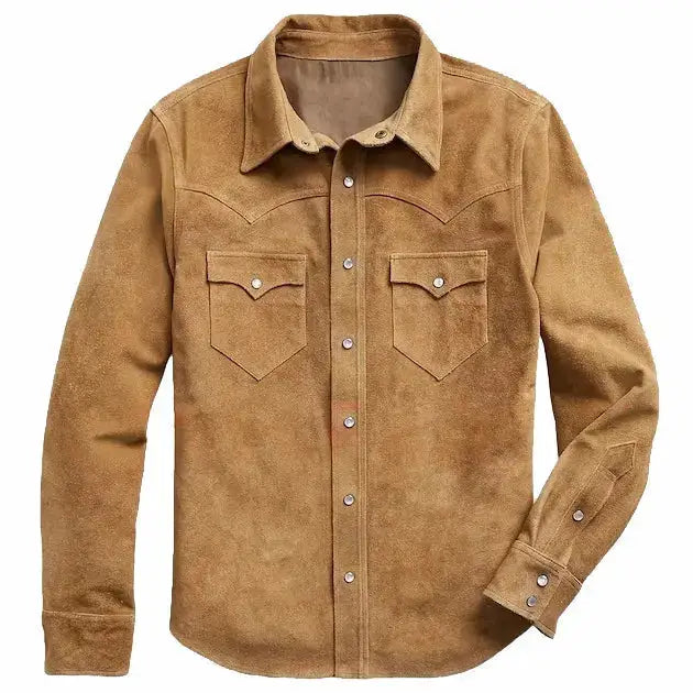 Vintage Suede Western Jacket - Riders Republic UK