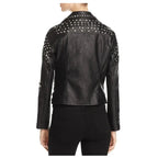 Womens Studded Leather Jacket - Riders Republic UK