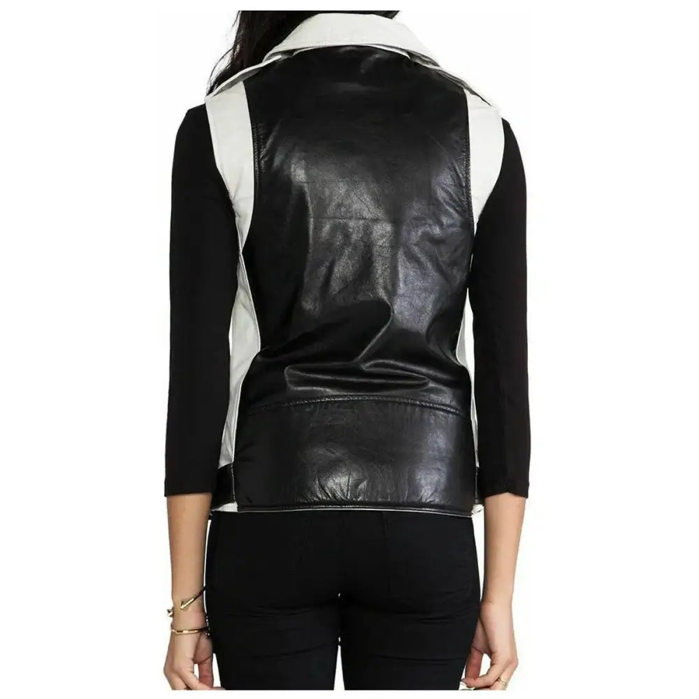 Womens Fashion Leather Vest - Riders Republic UK