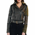 Women’s Studded Leather Jacket - Riders Republic UK