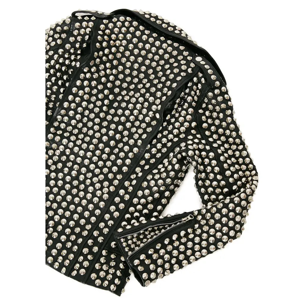 Womens Studded Leather Jacket - Riders Republic UK