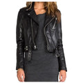 Womens Lambskin Leather Biker Jacket - Riders Republic UK