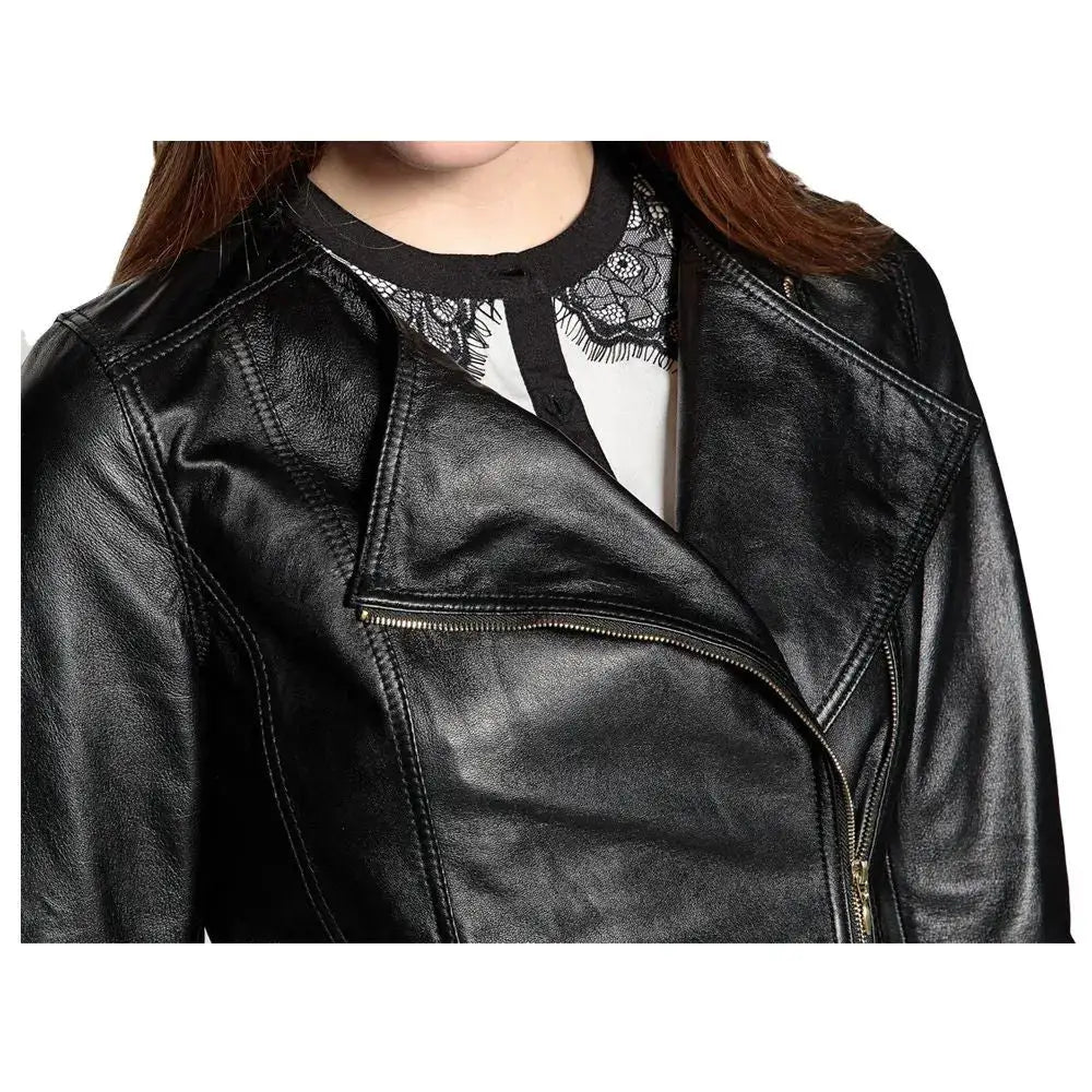 Womens Leather Motorcycle Jacket - Riders Republic UK