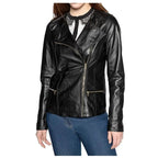 Womens Leather Motorcycle Jacket - Riders Republic UK