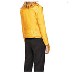 Womens Slim Fit Leather Biker Jacket - Riders Republic UK