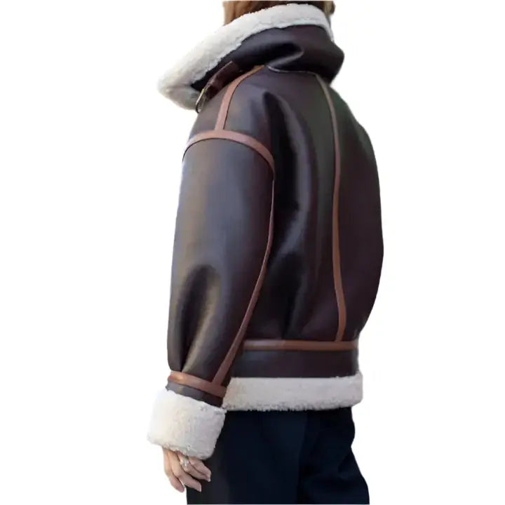 Womens B3 RAF Aviator Shearling Jacket - Riders Republic UK