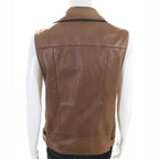 Leather Moto Vest - Riders Republic UK