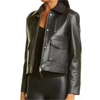 Womens Black Motorcycle Jacket - Riders Republic UK