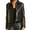 Womens Black Motorcycle Jacket - Riders Republic UK