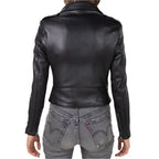 Womens Black Motorcycle Jacket - Riders Republic UK