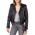 Womens Black Motorcycle Jacket - Riders Republic UK
